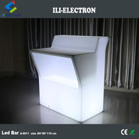 Comptoir de bar pour événements lumineux à led, de style moderne, idéal pour les fêtes