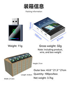 Adaptador Inalámbrico Universal 2 en 1 para Auto con CarPlay y Android, Adaptador USB para Auto, Caja CarPlay - Product Image 2