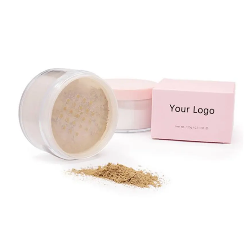 Wholesale Foundation Face Base Cosmetics Mineral Loose Powder Matt Long Lasting Setting Powder Face Makeup Loose Powder