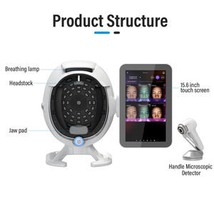 2024z A6 3D AI dijital yüz cilt analiz makinesi Bitmoji cilt analiz sistemi el yüz tarayıcı ile 2 IN 1 - Product Image 4