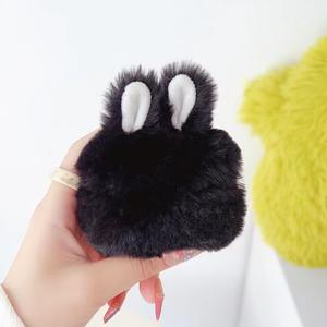Nueva funda de auriculares de conejo de peluche <span class=keywords><strong>Applin</strong></span> a la moda para AirPods 1/2 Pro 2, funda protectora de felpa suave y esponjosa con carga inalámbrica - Product Image 4