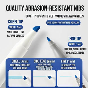 ปากกามาร์คเกอร์ STA Professional สำหรับวาดภาพ 80/108/200 สี หมึกแอลกอฮอล์ หัวคู่ ไม่ซีดจาง เหมาะสำหรับการสร้างสรรค์ผลงาน - Product Image 3