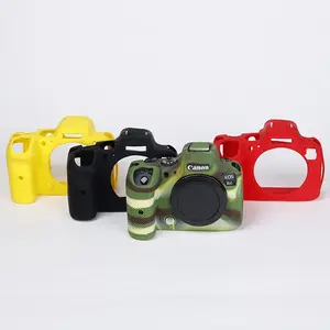 เคสป้องกันผิวซิลิโคนแบบนิ่มใหม่ฝาครอบป้องกันตัวเครื่องกระเป๋ากล้อง DSLR แบบไร้กระจกสำหรับ Canon EOS R8 R R7 RP R5 R6 Mark II R6II