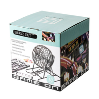 Jouets interactifs pour fêtes, jeu de hasard, jeu de bingo, maître de cérémonie de bingo, événement de banquet, machine à loterie de 9 pouces avec 75 boules