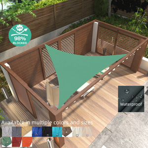 <b>Triangle</b> <b>Shade</b> <b>Sail</b> 4X4X4M HDPE UV Protected Waterproof Outdoor Garden Pool Car Cover - Product Image 1