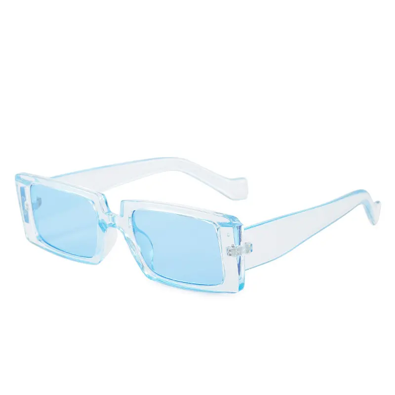 Винтаж Малый рамки солнцезащитные очки для женщин Модные прямоугольные солнцезащитные очки для мужчин, зеленого и красного цвета очки женские очки оттенки UV400
