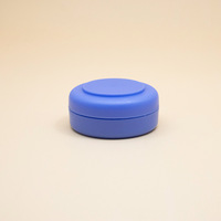 Boîte en plastique PP de 35 ml, petite boîte ronde écologique vide pour ranger les tampons dissolvants pour vernis à ongles, accessoires pour ongles