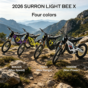 Popular en EE. UU. Motocicleta eléctrica Sur Ron 2026 10KW 72V 35AH para motocross con luz integrada para carretera, tipo E Pit Bike Light Bee X Surron - Product Image 1