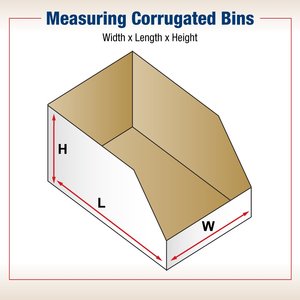 Boîtes en carton blanches personnalisées bacs de rangement en carton ondulé 12x4x4.5 pouces garde-manger bacs organisateur pour <span class=keywords><strong>étagère</strong></span>s garage bureau organisation - Product Image 2