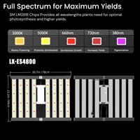 Kits de serres de culture intelligentes et automatiques 4x4 5x5 avec éclairage LED intégré, série complète 600D, pour plantes, de la marque USA Stocks, avec éclairage LED de culture à LED de 16 ans de durée de vie.