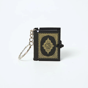 <span class=keywords><strong>Mini</strong></span> <span class=keywords><strong>Coran</strong></span> <span class=keywords><strong>porte</strong></span>-clés, véritable réplique du Saint Livre islamique, cadeau islamique musulman pour le Ramadan et l'Aïd, pendentif religieux pour sac destiné aux croyants - Product Image 3