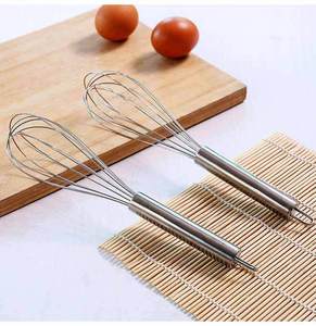 Batidor de Huevos Manual de Acero Inoxidable, Utensilio de Cocina Giratorio para Repostería, Mezclador de Huevos Metálico para Cocina Casera - Product Image 6