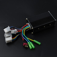 Contrôleur de vélo électrique intelligent à batterie au lithium sans balais à double mode 6-MOSFET 36V/48V 350W en aluminium
