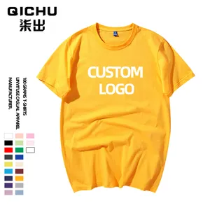 Summer Custom Blank Cotton Plain Ventilation Printing Sublimation 100% Cotton Graphic Men's T-shirts