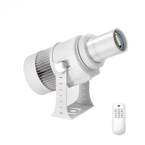 Lampu proyektor Gobo LED 100W IP67 IP65, lampu lantai proyektor Logo kustom iklan tahan air luar ruangan bersertifikasi CE