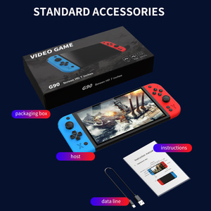 Nueva llegada 7 pulgadas 4000 Mah 64GB Retro consola de juegos portátil G90 compatible con PSP <span class=keywords><strong>PS1</strong></span> para regalo de niños - Product Image 6