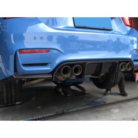 Diffuseur de pare-chocs arrière en fibre de carbone M4 pour BMW F80 M3 F82 F83 M4 2015 - 2019