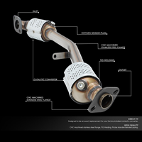 Convertisseur catalytique à montage direct pour moteur essence 2.5L – Remplacement de l'échappement automobile (pièce de rechange)