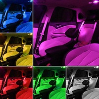 Ampoule LED T5 1SMD 5050, lumières intérieures de voiture, indicateur de réchauffement du tableau de bord, lampe dôme pour Instrument automatique, vente en gros
