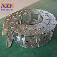 NXF 316/0Cr17Ni12Mo 2 Guide-câble électrique Porte-câble en acier Type pont en acier Chaîne à maillons de chaîne de traînée