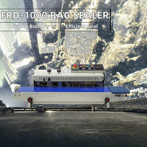 Máquina Selladora de Banda Continua FRD-1000, Sellado Térmico Automático Horizontal para Bolsas de Plástico y Papel de Aluminio, Ideal para Sellado de Bolsas de Chips - Product Image 2