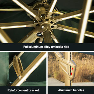 Nuevo diseño, luces Led solares para exteriores, sombrilla para Patio, sombrilla romana exterior, sombrilla para jardín, <span class=keywords><strong>terraza</strong></span> - Product Image 4