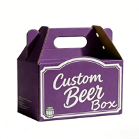 Caja de Cartón Corrugado de Lujo para 2 Botellas de Whisky o Vino, con Logotipo Personalizado, para Bebidas, Portátil, Reutilizable