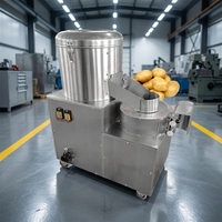 Machine à laver, peler et couper les patates douces motorisée, facile à utiliser, avec compatibilité 110V/220V/380V