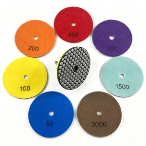Haute qualité Hotsale 4 pouces tampons de polissage granit meulage disque de polissage résine Bond tampons de polissage - Product Image 3