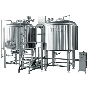 Peralatan pembuatan bir, peralatan pembuatan bir mikro, jalur produksi bir 25BBL 3000l per batch