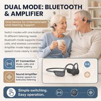 Écouteurs intra-auriculaires filaires étanches avec fonction FM, haut-parleur à bande de cou en mousse, suppression du bruit, pour le sport et la course à pied, sans fil Bluetooth