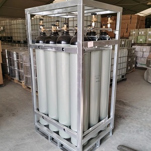 12 đơn vị 50L 200bar oxy Nitơ Xi lanh khí lưu trữ giá - Product Image 1