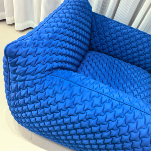 Klein नीले आधुनिक 1-सीट बोबोबोइस स्क्वायर बबल सोफा लिविंग रूम होटल और सैलून उपयोग के लिए - Product Image 5