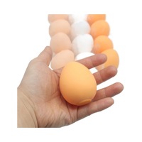 Ballon anti-stress en caoutchouc en forme d'œuf, jouet sensoriel souple et incassable pour soulager la tension et les tensions, vente en gros
