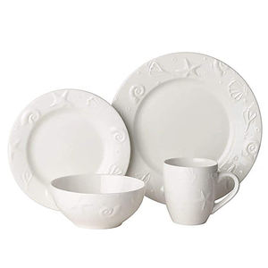 Juego de Vajilla de Cerámica de Alta Calidad, Hecho a Mano, Colorido, con Diseño de Calcomanías, 4 Piezas, Tazón, Taza, Platos - Product Image 3