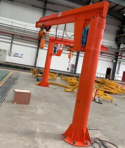 Grue à flèche électrique à colonne de direction, 1 tonne, montage au sol, bras articulé pour atelier - Product Image 3