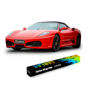 CARLAS brillo caramelo vinilo envoltura calcomanía burbuja de aire libre 1,52x17M rollo de película que cambia de Color pegatinas de coche - Product Image 1