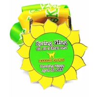 Medallas Deportivas Personalizadas de Metal Estilo Pirámide Ecológicas al por Mayor para Eventos de Triatlón y Maratón - Premios de Sublimación para Carreras de 5k y 10k