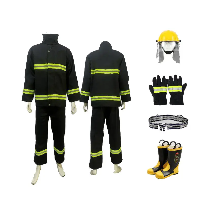 Fire Suit Combat Suit Six-Piece Micro Fire Station Fire Extinguishing Protective Clothing