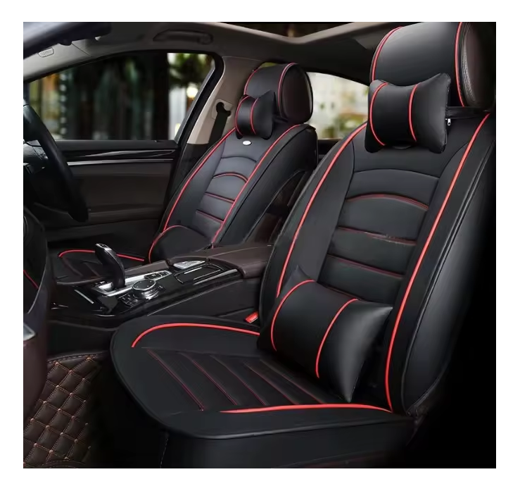 Best Selling Car Seat Cover Black and Red Luxury Durable