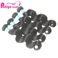 Extensiones de cabello de templo indio crudo sin procesar humano negro Natural 12A Paquete de trama de cabello ondulado al por mayor con pelucas de cabello virgen