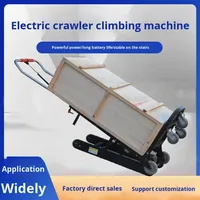 Chariot électrique silencieux à quatre roues pour monter les escaliers, pliable et automatique, pour usage domestique