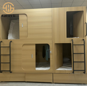 Nueva Tendencia: Cama Cápsula Vertical con Puerta Corredera, Insonorizada, Combinable a Medida, Juego de Muebles para Apartamento - Product Image 1