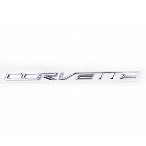 Emblema 3D in ABS per Bagagliaio, Adesivo con Lettere per <span class=keywords><strong>Logo</strong></span> <span class=keywords><strong>Corvette</strong></span> C7.R Z06, Accessori - Product Image 3