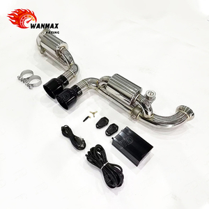 Vente flash Échappement Catback en acier inoxydable poli SS304 pour Porsche <span class=keywords><strong>991</strong></span>.1/<span class=keywords><strong>991</strong></span>.2 <span class=keywords><strong>GT3</strong></span>, avec soupape, améliore le son et les performances, livraison rapide - Product Image 6