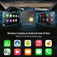 OEM ODM Android USB 2GB + 32GB Carplay Dongle Adaptador Estéreo Universal Android Auto Inalámbrico Carplay Ai Box para Apple iPhone