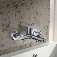 Robinet sanitaire mitigeur de douche nickel brossé acier inoxydable 304 robinets de salle de bain et douche couleur grise mitigeur