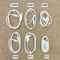 Kabel Data pengisian daya Super USB ke tipe-c berkualitas tinggi untuk VIVO 120W