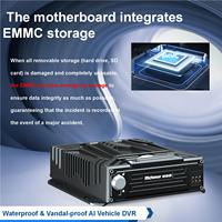 Système de caméra MDVR 8CH H.265 Vidéo en temps réel CCTV 8ch 4g GPS Mobile Camion ADAS DSM BSD Bus Voiture