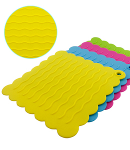 Di động có thể gập lại Cách Nhiệt Silicone placemat cấp thực phẩm Silicone chịu nhiệt dày Silicone mat cho nhà - Product Image 4